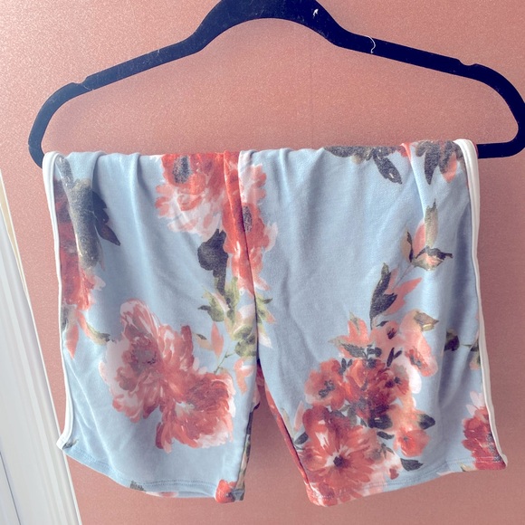 Always In Flowers Hooded Short Set - Blue - XL - Picture 4 of 4